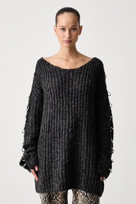 The Ragged Priest Sweter damski szary RPAW261017KW