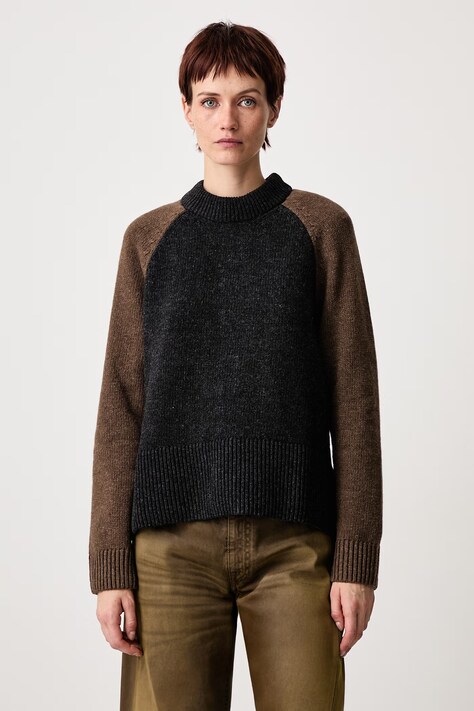 Barbour X PAUL SMITH sweter z wełną damski czarny LKN1865BK11