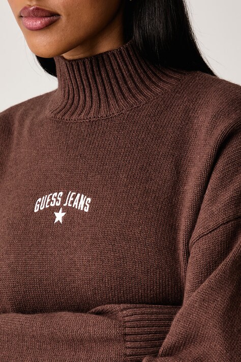 Guess Jeans напівгольф жіночий з додаванням вовни — фото 4