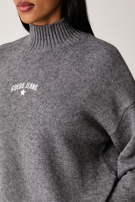 Guess Jeans напівгольф жіночий з додаванням вовни — фото 4