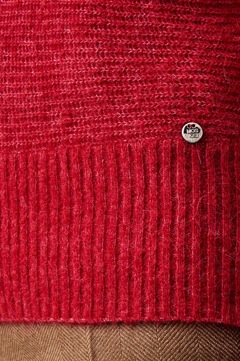 Mos Mosh светр жіночий з вовною — AW26-SWDYJI, червоний — фото 5
