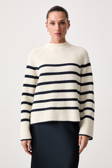 Levi's Πουλόβερ γυναικείο με μαλλί FRIDA WOOL CREWNECK μπεζ 007W0