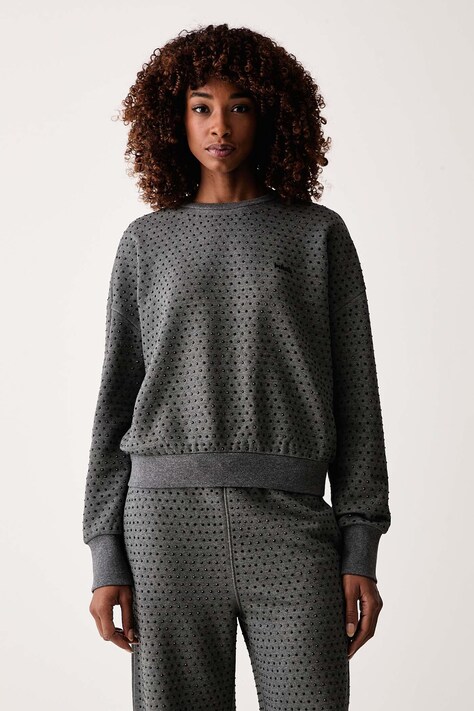 Pinko Bluza damska bawełniana szara 107192 A3GT