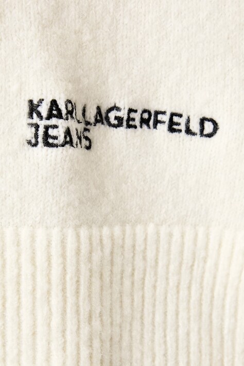 Karl Lagerfeld Jeans светр жіночий з вовною — AW26-SWDYL0, бежевий — фото 5