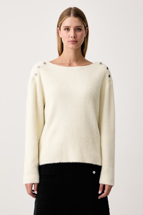 Karl Lagerfeld Пуловер дамски бежов B4W44009