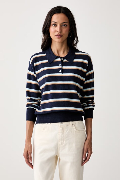 Levi's sweter damski z bawełną SUPER SOFT LS granatowy 007VY