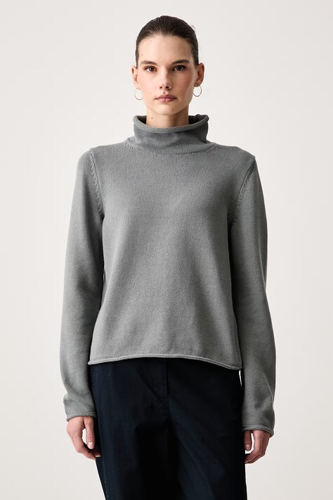 Marc O'Polo Sweter damski bawełniany szary 5000016701