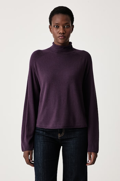 Marc O'Polo Sweter damski z wełną fioletowy 5000017058