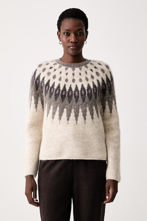 Marc O'Polo Sweter damski z wełną biały 5000016172