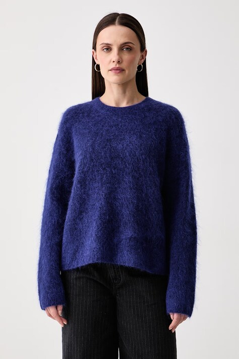 Marc O'Polo Sweter damski z wełną granatowy 5000015736