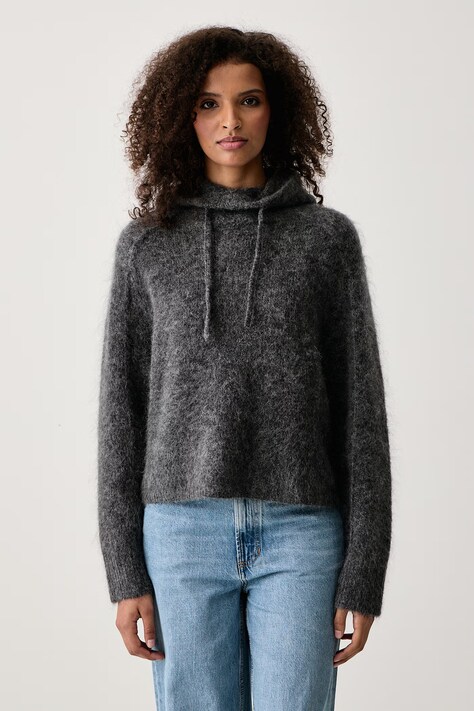 Marc O'Polo Sweter damski z wełną szary 5000015546