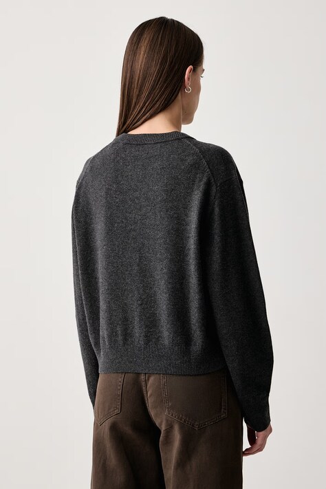 Marc O'Polo кардиган жіночий з бавовною — AW26-SWDYO0, сірий — фото 3
