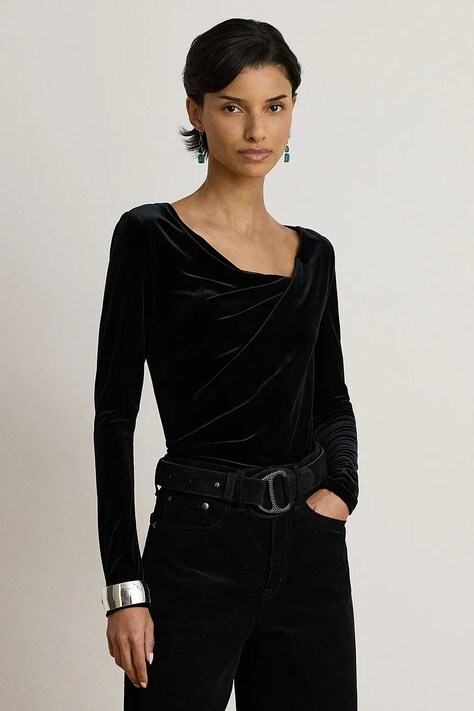 Lauren Ralph Lauren Sweter damski czarny 200B27396