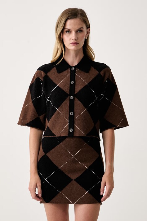 DKNY Kardigan damski czarny DJ6R0793