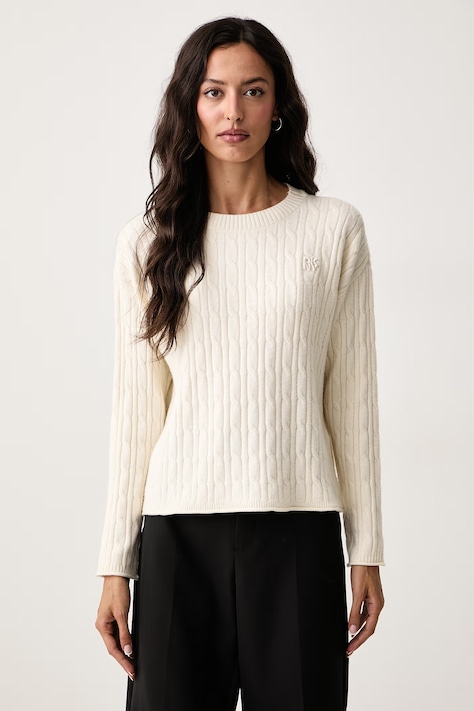 DKNY Sweter damski beżowy DJ5R0917