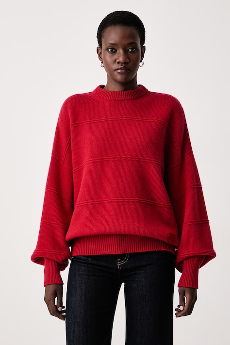 Max&Co. Sweter damski wełniany VOLARE czerwony 2626366113200