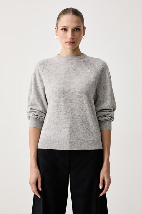 Max&Co. Sweter damski wełniany DUOMO szary 2626366034200