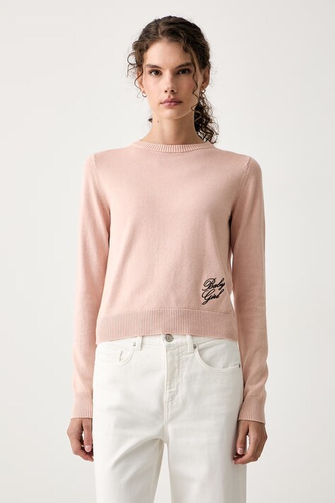 Max&Co. Sweter damski bawełniany COMMA różowy 2626366081200