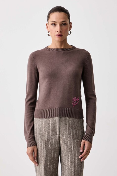 Max&Co. Pulover pentru femei din bumbac COMMA maro 2626366081200