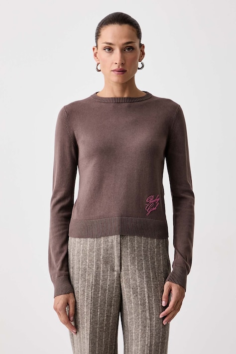 Max&Co. Maglione da donna in cotone COMMA marrone 2626366081200