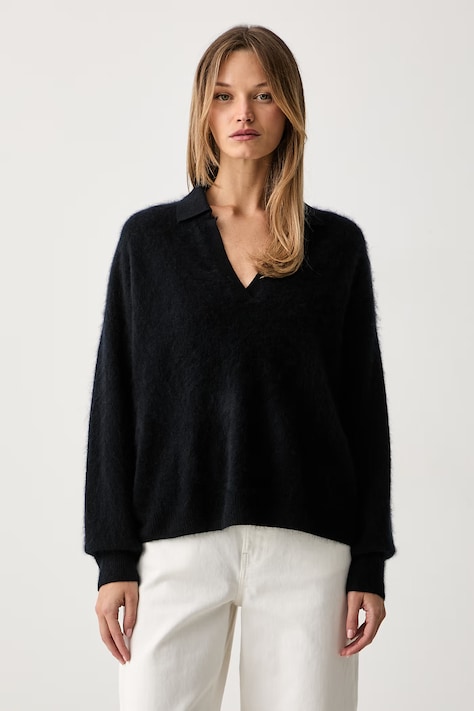 ViCOLO sweter damski wełniany granatowy 2AC2081
