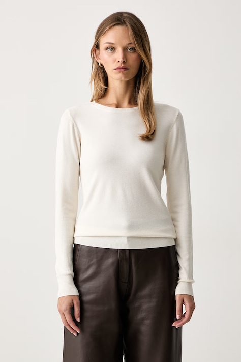 ViCOLO sweter damski z wiskozą beżowy 2AC2056