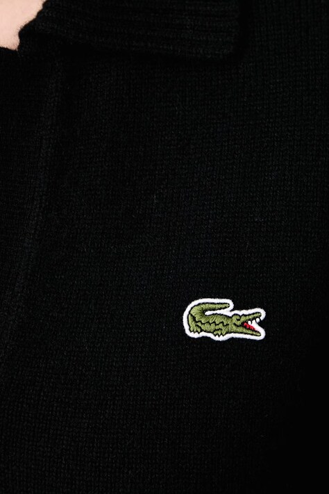 Lacoste Pulover pentru femei din cașmir negru AF2610