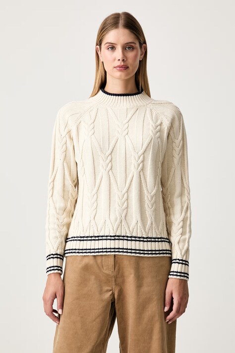 Helly Hansen sweter damski z wiskozą POSITANO beżowy 54564