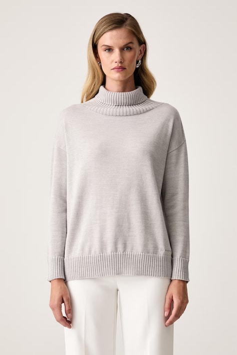 MM by Max Mara golf damski wełniany MMLMEANDRO szary 2626366148600