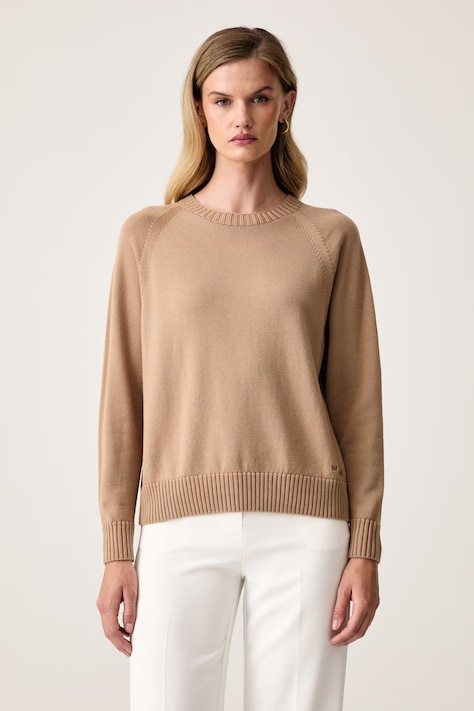 MM by Max Mara sweter damski wełniany MMLVIRGOLA brązowy 2626366138600