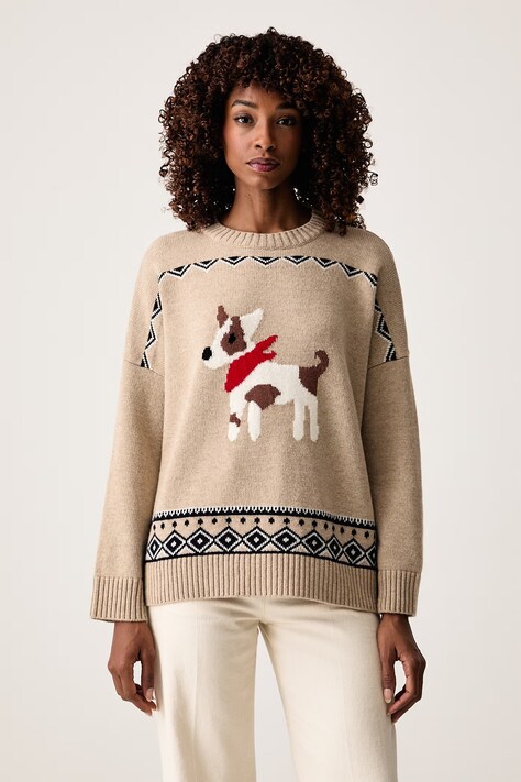Weekend Max Mara Sweter damski wełniany WKDPAVIDI beżowy 2625366232600