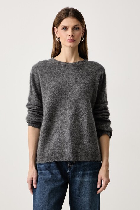 Weekend Max Mara Πουλόβερ γυναικείο μάλλινο WKDECO γκρί 2625366072600