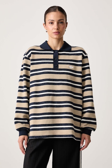 adidas Originals Πουλόβερ γυναικείο Advanced Archive καφέ LG3946