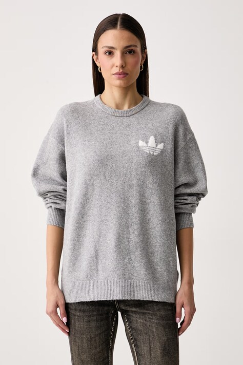 adidas Originals Sweter damski ATHL Dept szary KT8321