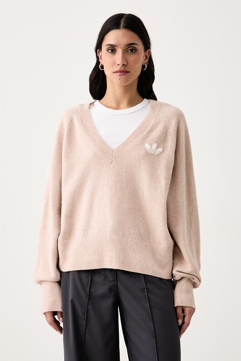 adidas Originals Пуловер дамски Essentials Knit оранжев KR9175