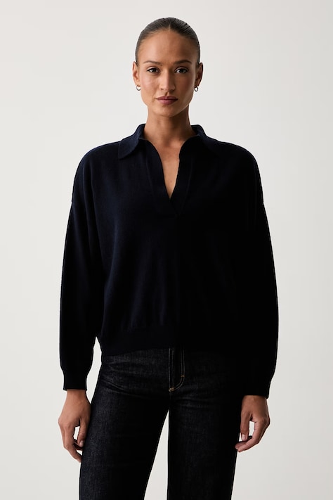 Seventy Venezia sweter damski wełniany granatowy MT4220_900331