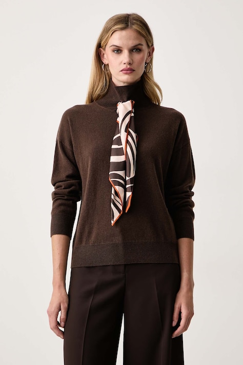 Seventy Venezia Sweter damski wełniany brązowy MT4233_900331