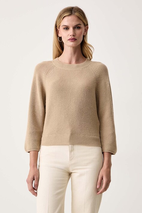 Seventy Venezia Sweter damski wełniany beżowy MT4212_900331