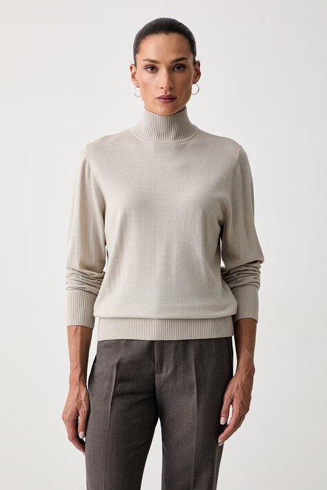 Seventy Venezia sweter damski wełniany beżowy MT4180_900330