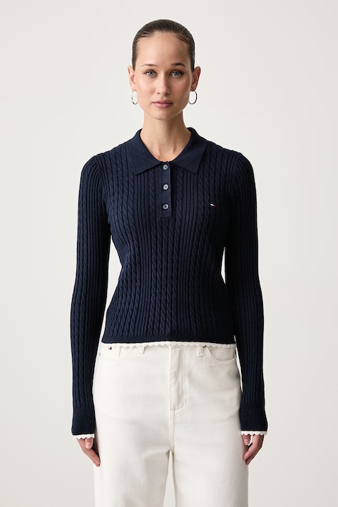 Tommy Jeans Sweter damski granatowy DW0DW23354