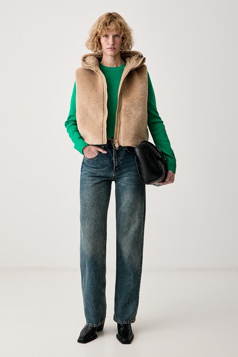Tommy Hilfiger Sweter damski bawełniany zielony WW0WW52298