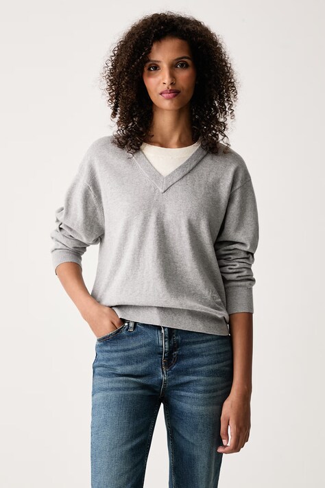 Calvin Klein Jeans Pulóver női gyapjúval szürke LV047H371G