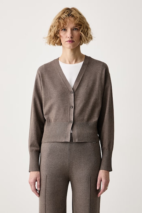 Calvin Klein Cardigan elegante da donna con viscosa marrone LV044H307G