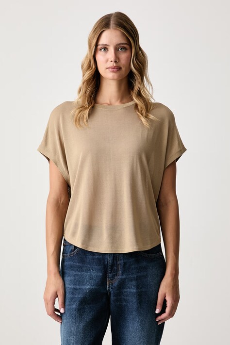 United Colors of Benetton Блуза дамска с вискоза жълта 13I8D10H0