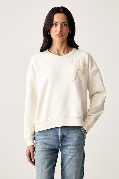 United Colors of Benetton Μπλούζα γυναικεία με βαμβάκι μπεζ 3F0RD10BI