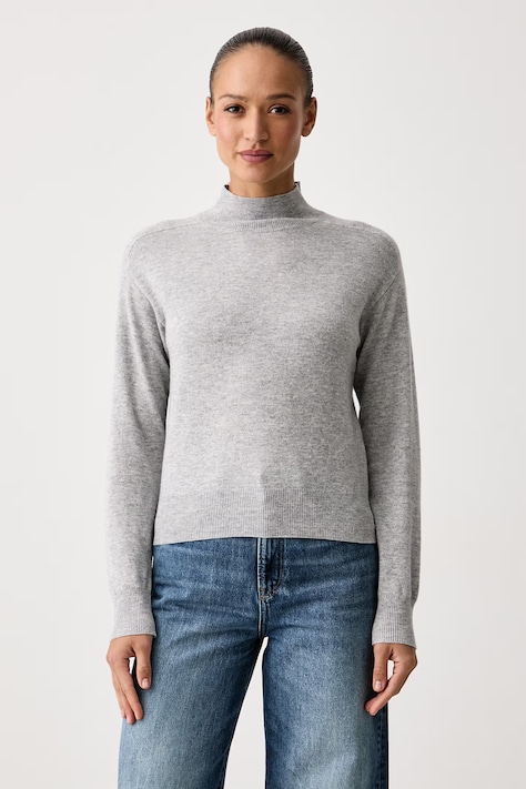 United Colors of Benetton Maglione da donna con misto lana grigio 1B9YD204R