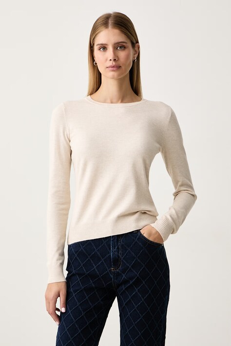 Gaudi Sweter damski beżowy 621BD53080