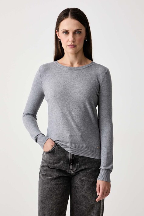 Gaudi Sweter damski szary 621BD53080