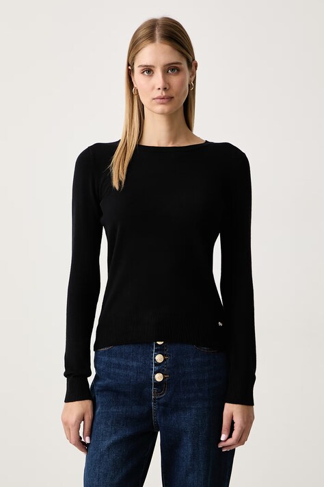 Gaudi Sweter damski czarny 621BD53080