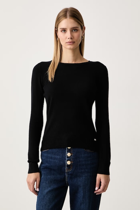 Gaudi Sweter damski czarny 621BD53080